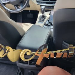 Norm’s Executive Transportation - This is the banner Dawn put up in the car for our Anniversary