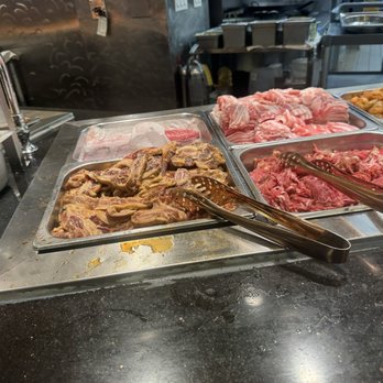 Daly Buffet - Raw beef meats the cook fresh to customer's request to order, I asked for medium rare - Buffets Near Me - Daly City, California Daly Buffet - Raw beef meats the cook fresh to customer's request to order, I asked for medium rare - Buffets Near Me - Daly City, California