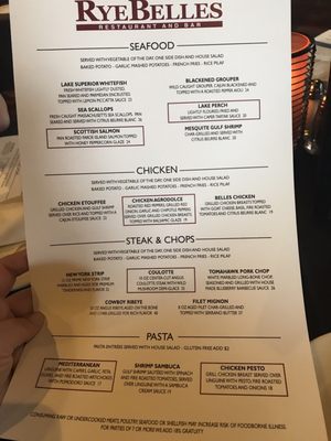 Menu photo 6 RyeBelles St Joseph, MI