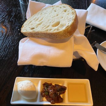 Scarpetta - Complementary bread and sauce plate - Italian Near Me - Las Vegas, Nevada