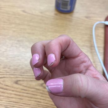 Cosmo Nail Bar - I paid for dip so it would last longer. Every single nail has cracked/ chipped within days. - Nail Salons Near Me - Huntington Beach, California