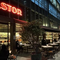Bar Astor - Lots of seating outside