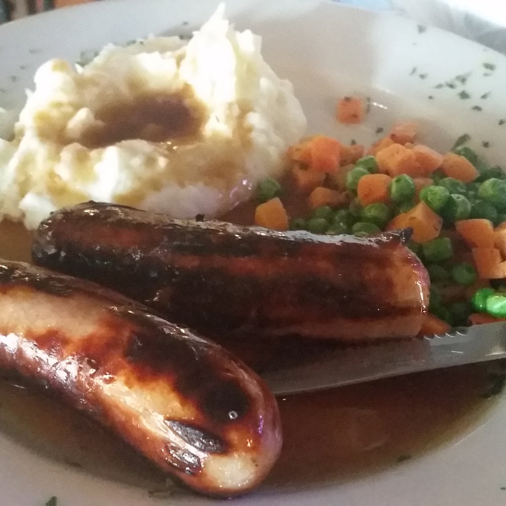 Piccadilly Circus - delicious! 5 star Bangers and Mash - British Near Me - Snohomish, Washington