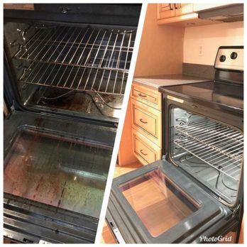 Buckingham Custom Cleaning Service - Dramatic before and after photos of an oven with caked on food! - Home Cleaning Near Me Buckingham Custom Cleaning Service - Dramatic before and after photos of an oven with caked on food! - Home Cleaning Near Me