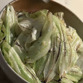 Fish Cheeks - Stir fry cabbage - Seafood Near Me - New York, New York Fish Cheeks - Stir fry cabbage - Seafood Near Me - New York, New York