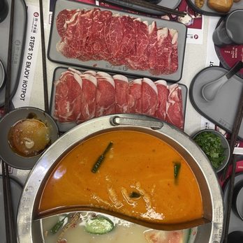 Liuyishou Hotpot - Hotpot with Angus Beef Slices - Hot Pot Near Me - Flushing, New York