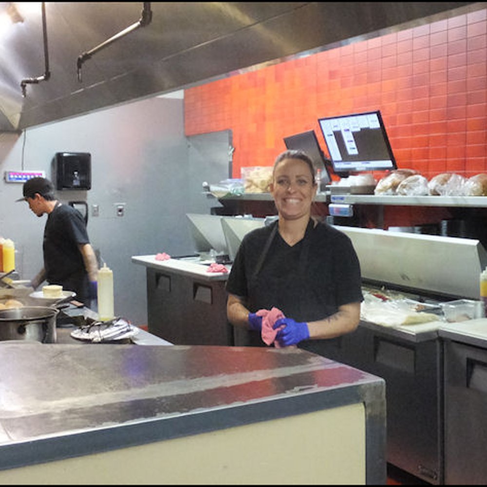 Aaron Schat's Roadhouse - The kitchen is located next to the order counter, and very open, so you can see your order being cooked. The friendly staff cracked up when - American Near Me - Bishop, California Aaron Schat's Roadhouse - The kitchen is located next to the order counter, and very open, so you can see your order being cooked. The friendly staff cracked up when - American Near Me - Bishop, California