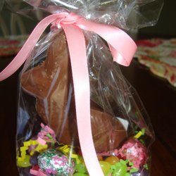 Solid chocolate bunny