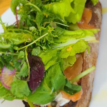 Mercantile - Smoked salmon toast - New American Near Me - Denver, Colorado Mercantile - Smoked salmon toast - New American Near Me - Denver, Colorado