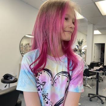 Top Knot - Pink hair - Hair Salons Near Me - Lake Arrowhead, California Top Knot - Pink hair - Hair Salons Near Me - Lake Arrowhead, California