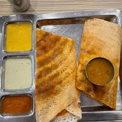 Saravanaa Bhavan Sydney - Chettinad Dosa with Dal.