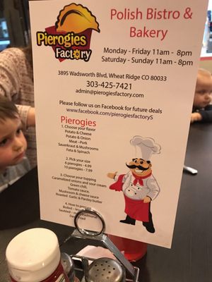 Menu photo 4 Pierogies Factory Wheat Ridge, CO Menu photo 4 Pierogies Factory Wheat Ridge, CO
