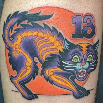 Lo and Behold Tattoo - Bold color and expert custom design from Robert Egbert. Check out this recent piece! - Tattoo Near Me - Olympia, Washington