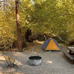 Big Pine Creek Campground - Perfectly flat tent pad!