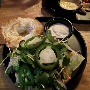 Buddha Belly Burger - Lions Lion's Mane Mushroom Burger - Salad Near Me - Sacramento, California Buddha Belly Burger - Lions Lion's Mane Mushroom Burger - Salad Near Me - Sacramento, California