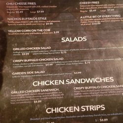 Buffalo Wing Pub - Menu