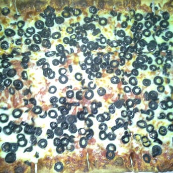 P.Jay’s Pizza - Half sheet black olive pizza. - Pizza Near Me - Parma, Ohio