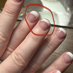 VIP Nails and Spa - White tip length difference