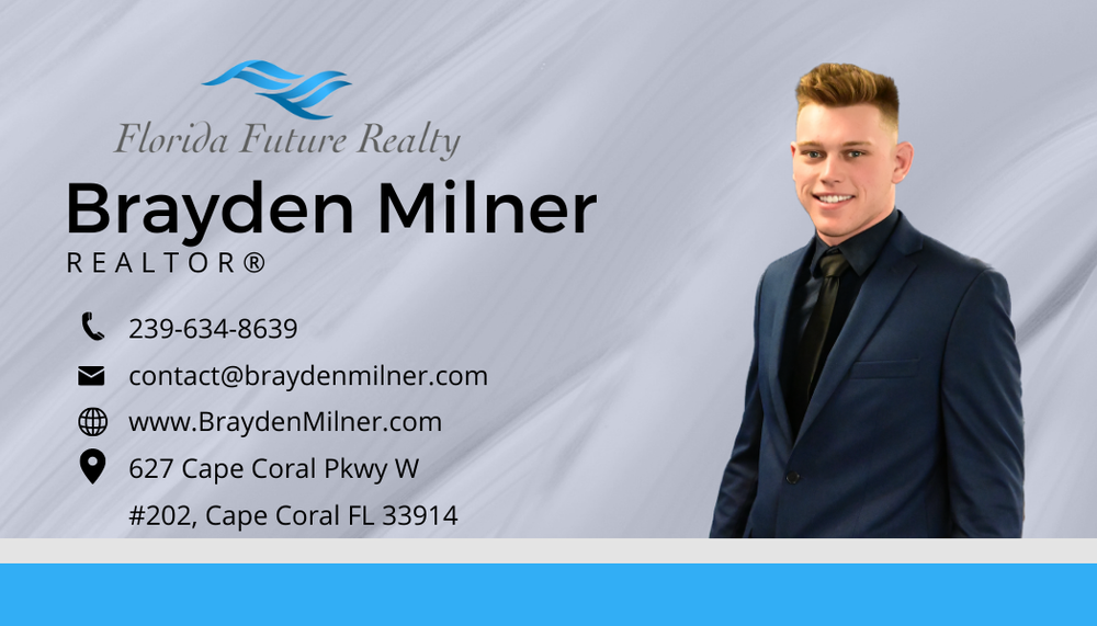 BRAYDEN MILNER REALTOR Contact Agent 627 Cape Coral Pkwy W, Cape Coral, Florida Real
