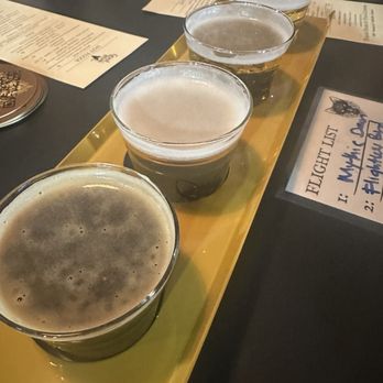 Phantom Fox Beer Co - Beer flight - Breweries Near Me - Mesa, Arizona