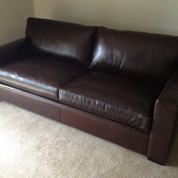 Crate & Barrel - My leather Axis II sofa on delivery, look perfect until you look behind it. Look at the next picture... - Home Decor Near Me - Torrance, California Crate & Barrel - My leather Axis II sofa on delivery, look perfect until you look behind it. Look at the next picture... - Home Decor Near Me - Torrance, California