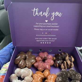 Mochi Thai'm Donuts - 1/2 dozen - Donuts Near Me - Colorado Springs, Colorado Mochi Thai'm Donuts - 1/2 dozen - Donuts Near Me - Colorado Springs, Colorado