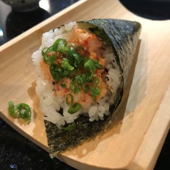 Kawakubo - Scallop and Tobiko Temaki - Sushi Bars Near Me - Revelstoke, British Columbia Kawakubo - Scallop and Tobiko Temaki - Sushi Bars Near Me - Revelstoke, British Columbia