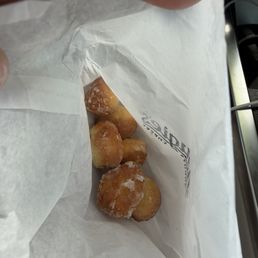 $2! For 6 donut holes! $2! For 6 donut holes!