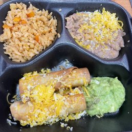 Kid's 2 Mini Beef Flautas