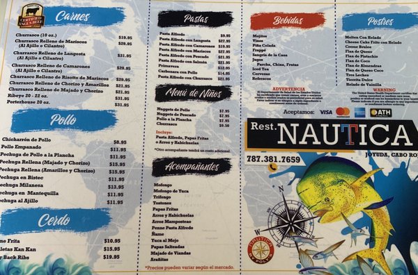 Menu photo 3 Nautica by Polys Cabo Rojo, PR