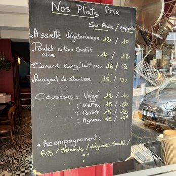 La Cagette - Menu - Middle Eastern Near Me - Lyon, 69 La Cagette - Menu - Middle Eastern Near Me - Lyon, 69