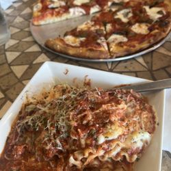 Bastiano's Pizzeria & Creamery - Lasagna and Marguerita pizza