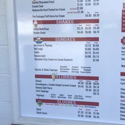 The Dugout - Menu
