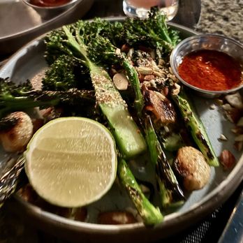 The Rooftop - Side order of broccolini - Asian Fusion Near Me - Beverly Hills, California