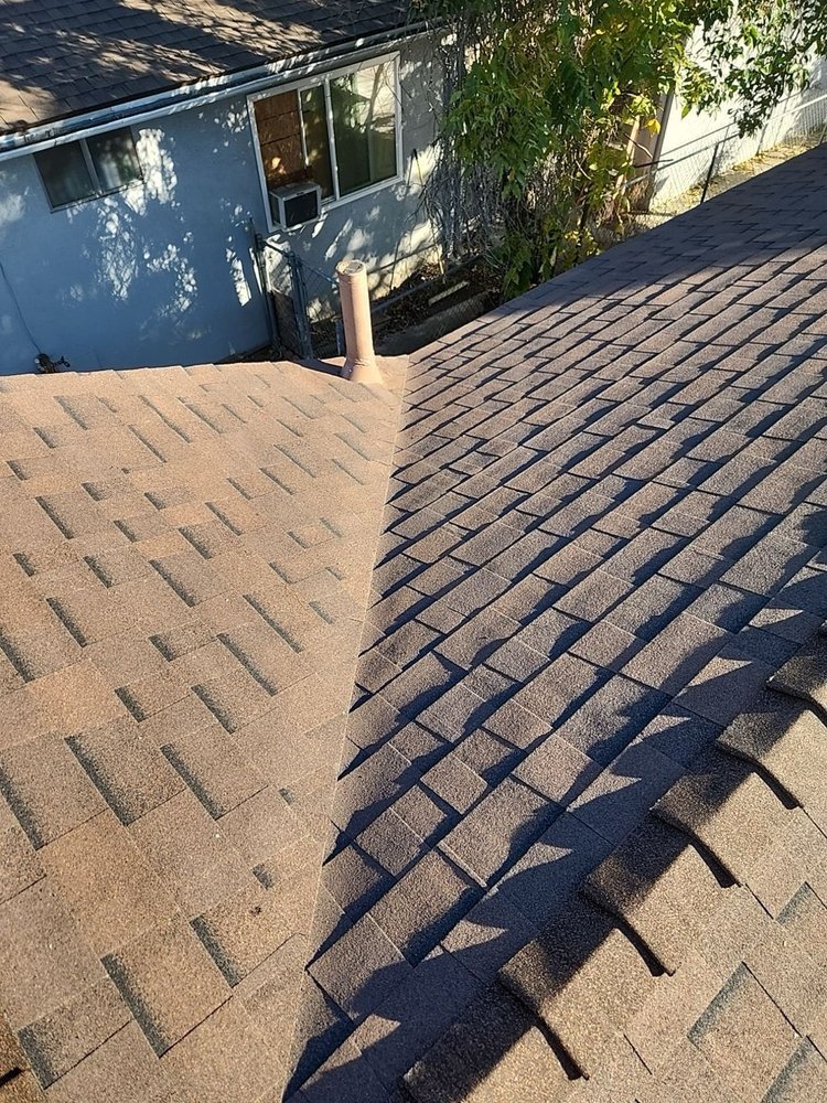 Slide of Steep Flat Roofing