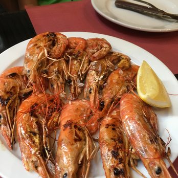 Alhambra - gambas a la plancha... generous serving! - Spanish Near Me - Madrid, M