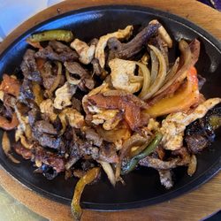 Guadalajara Mexican Grill - Husband's Lunch fajitas. Flavorful & a great deal!