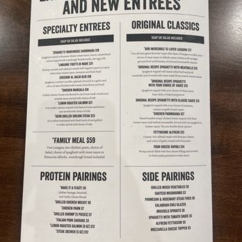 Spaghetti Warehouse - Menu - Italian Near Me - Columbus, Ohio