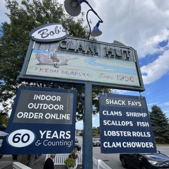 Bob's Clam Hut - Signage - Seafood Near Me - Kittery, Maine