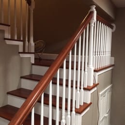 Nairi just completed a remodel of our existing staircase . His craftsmanship and attention to detail are outstanding !
