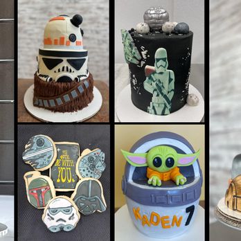 Sweet Spot Cake Shoppe - #starwars #birthdaycake #weddingcake #customcake #customcookies #decoratedsugarcookies - Cupcakes Near Me - O'Fallon, Missouri