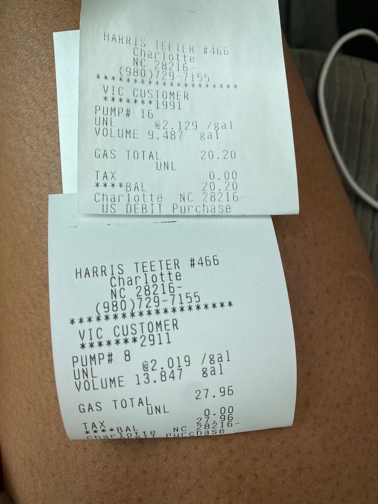 HARRIS TEETER FUEL CENTER Updated June 2024 12 Photos 3909