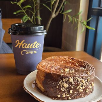 Haute Coffee - Salted praline latte and Nutella croissant - Coffee & Tea Near Me - Roseville, California Haute Coffee - Salted praline latte and Nutella croissant - Coffee & Tea Near Me - Roseville, California