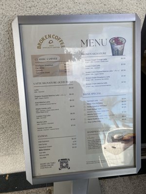 Menu photo 5 Broken Coffee - Spring Mountain Las Vegas, NV