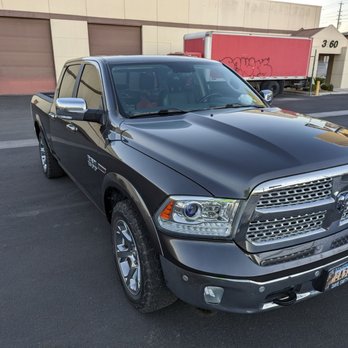 Mr Flames Paint & Body - Showing how clean and polished the truck left their shop. - Body Shops Near Me - Las Vegas, Nevada Mr Flames Paint & Body - Showing how clean and polished the truck left their shop. - Body Shops Near Me - Las Vegas, Nevada