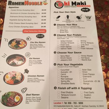 Oki Maki - Ramen Near Me - Voorhees Township, New Jersey Oki Maki - Ramen Near Me - Voorhees Township, New Jersey