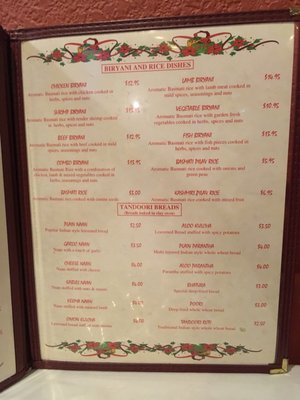 Menu photo 5 India Palace El Paso, TX