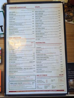 Menu photo 3 Peppers Canandaigua, NY
