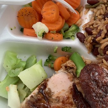 Mr Pollo Peruvian Charcoal Chicken - "Steamed veggies" were boiled. Broccoli cuts and lots of carrots. Stay away from the veggies here. - Peruvian Near Me - Sterling, Virginia Mr Pollo Peruvian Charcoal Chicken - "Steamed veggies" were boiled. Broccoli cuts and lots of carrots. Stay away from the veggies here. - Peruvian Near Me - Sterling, Virginia