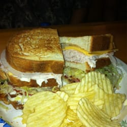 Larkin's Deli & Bakery - Turkey Club on homemade white bread